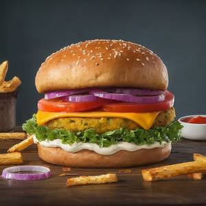 Makhni Veggie Burger