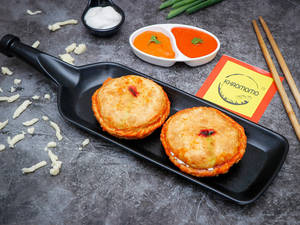 Chicken & Cheese Shaphaley  (2 Pcs)