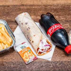 Paneer Double Cheese Shawarma Roll Combo