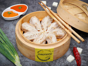 Nepali Paneer Steamed Momo (8 Pcs)