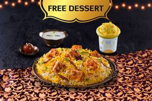 Shahi Veg Biryani with FREE Dessert (Serves 1)