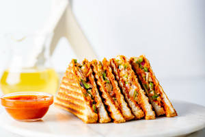 Garlic Bonanza Grilled Sandwich