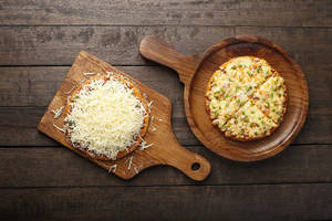 Onion Capsicum Bhakhri Pizza