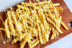 Cheesy Zig Zag Fries