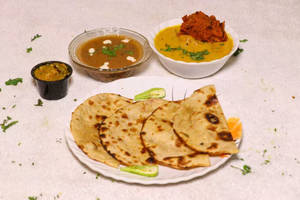 Dal Fry + Curry Pakora 