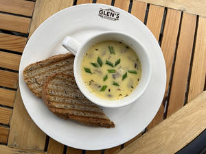Mushroom And Parmesan Soup