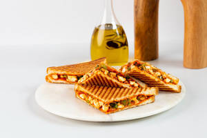 Schezwan Paneer Grilled Sandwich