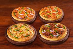 Pack of 4 Non Veg Cheesy Pizza Mania
