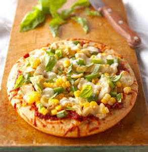 American corn pizza