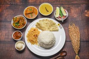 Dhokar Dalna Bhoj Thali