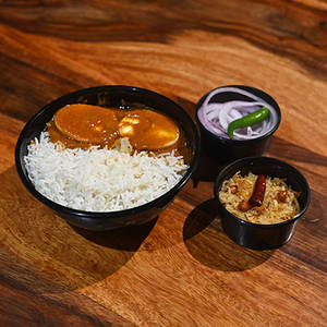 Egg Curry Rice Bowl