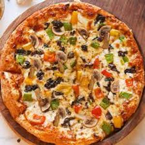 Mushroom n paneer margherita pizza