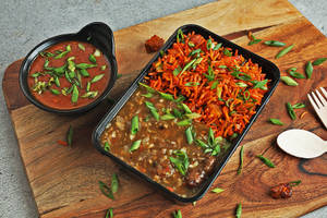 Schezwan Fried Rice With Veg Manchurian