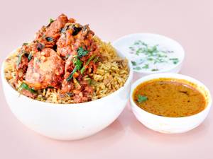 Chicken fry biryani
