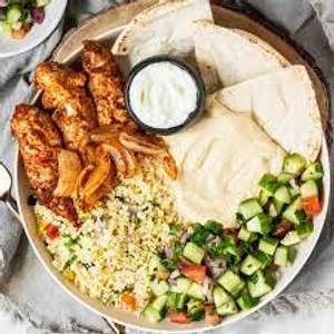 Chicken regular plate shawarma