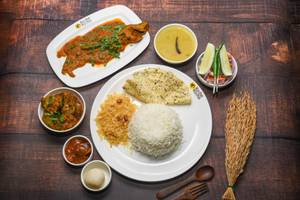 Pabdar Jhal Bhoj  Thali