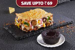 Lasagne+Dessert (Veg)