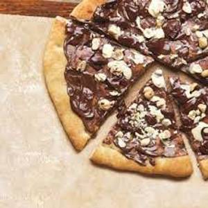 Chocolate pizza