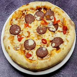 Smoked Pepperoni Pizza