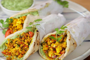 Paneer Bhurji Roll