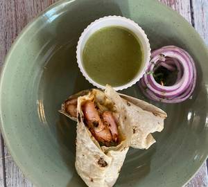 Chicken tikka roll
