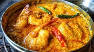 Chingri thali