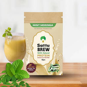 Sattubrew Mint Moringa High Protein Drink