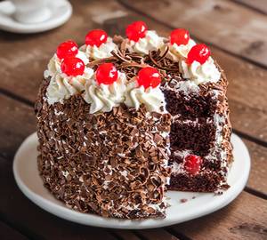 Eggless Black Forest Cake (500 Gms)