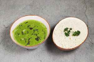 Thai Green Curry With Steam Rice