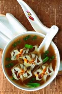 Veg Wanton Soup