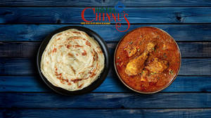 3 Porotta + Chicken Masala (500 Ml)