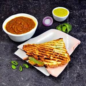 Cheese Chutney Grilled Sandwich