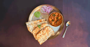 Paneer Tikka Masala & Kulcha [2] Thali