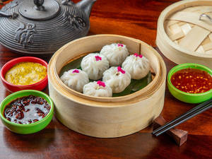 Bok Choy & Trio Mushroom Dimsums