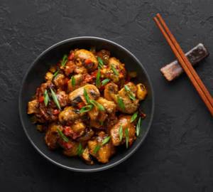Mushroom Manchurian Dry