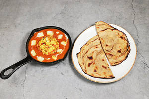 Paneer Cheese Gotala With Lachha Paratha