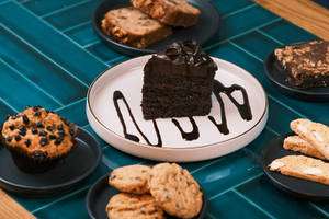 Belgian Chocolate Cake Slice