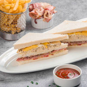Meat Lover's Club Sandwich