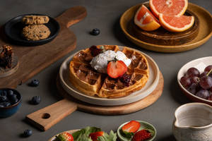 Berry And Nutella Waffles
