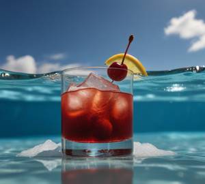 Blue Lagoon Mojito Mocktail