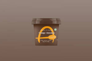 Zero Added Sugar Orange Chocolate Ice Cream (Small Scoop [80 Ml])