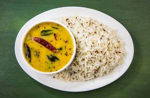 Yellow Dal With Rice