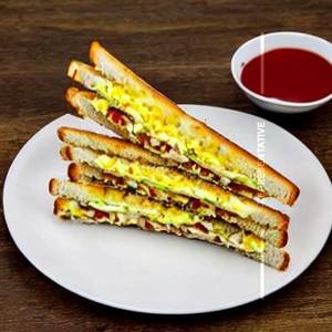 Egg Omelet Toast Sandwich