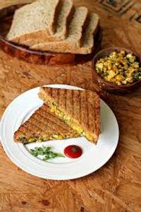 Sweet corn paneer grilled sandwich  [3 layers]