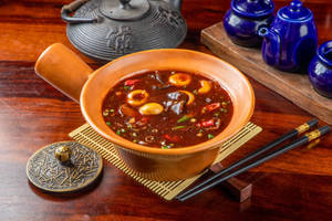 Stir Fried Wild Mushrooms In Spicy Soya Sauce
