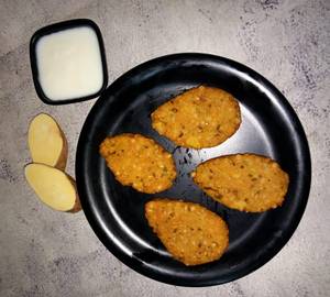 Sweet potato sabudana cutlet [4 pieces]