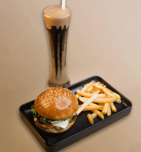 Crispy Chicken Burger + Coke + Fries