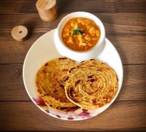 Mattar Paneer Laccha Paratha