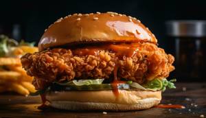 Mutton Kabab Burger