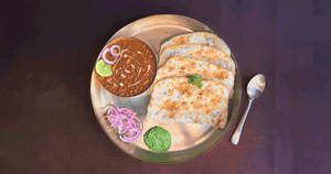 Dal Makhani & Kulcha [2] Thali